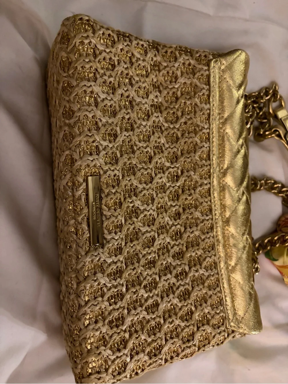 Kurt Geiger shiny gold